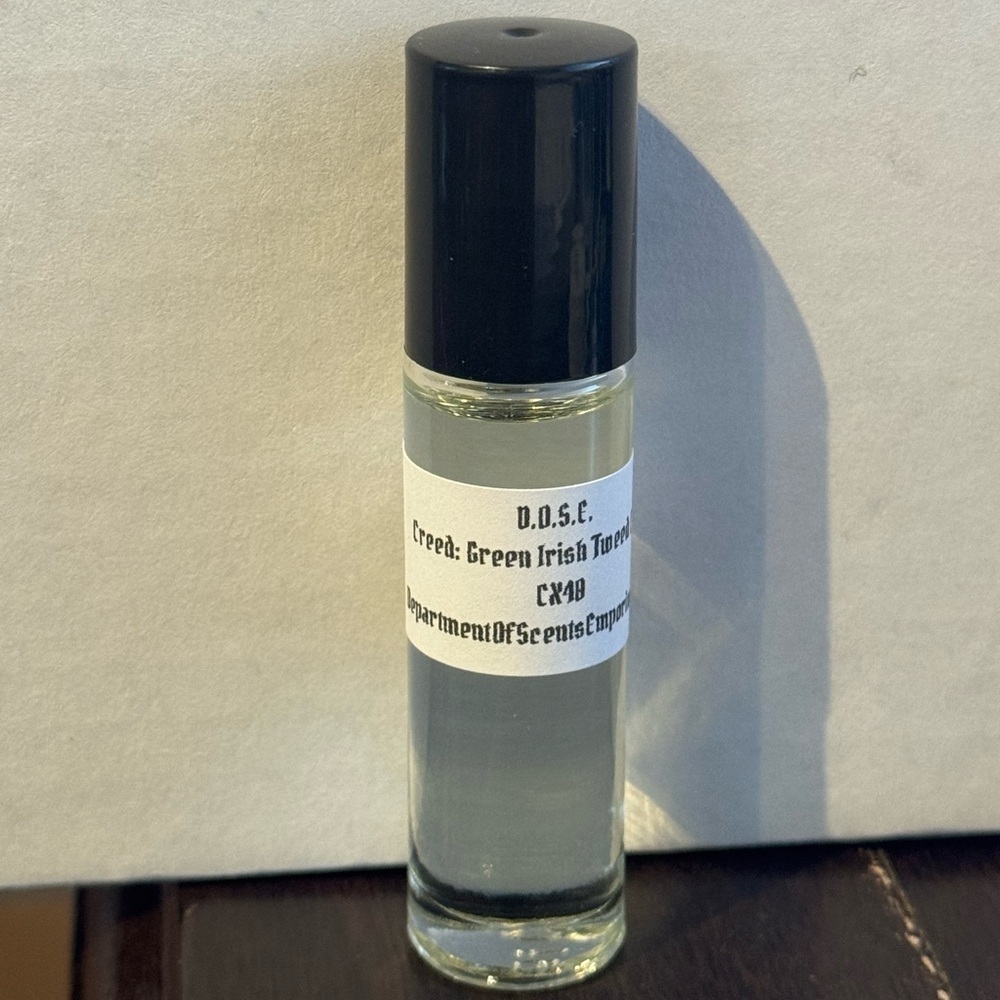 Green Tweed (M) Type Fragrance Oil 1/3 Oz Glass Roll-On Bottle